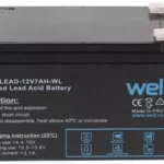 Acumulator Plumb Acid Well 12V 7Ah terminal F1 (4.8mm) 151x65x95mm