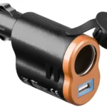 Adaptor bricheta masina 2in1 6A USB 1A Goobay