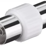 Adaptor Coaxial mama - Coaxial mama plastic Goobay