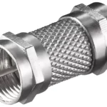 Adaptor F tata - F tata 22.6 mm Zinc Goobay