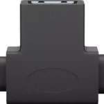 Adaptor USB 3.0 A mama la micro USB tata +USB Type C tata negru Goobay