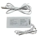 Alimentator 200-240V - 12V 3.8A cu mufa 5.5x2.5 mm alb cu cablu de alimentare (507) NBC45A120380M2
