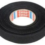 Banda din panza vata din PET W 15mm L 15m neagra TESA 51608-00006-00
