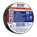 Banda izolatoare TESA PROFESSIONAL TESAFLEX 15mm x 20m 7000V negru