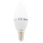Bec LED lumanare E14 3W 230V lumina calda Well