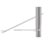 Bride de strangere cabluri 160x4.8mm transparent 100buc fixPoint