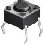 Buton microcontact 4 pini 6x6mm OFF-ON fara retinere buton 0.8mm de la PCB 4.3mm