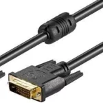 Cablu 2m DVI-D Tata 24+1 - DVI-D Tata 24+1 CA contacte aurite