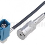 Cablu adaptor antena Fakra mama-mama ISO 90grade VW 0.25m 4CarMedia AD.ANT.N01