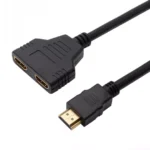 Cablu adaptor HDMI la 2x HDMI aurit spitter