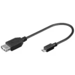 Cablu adaptor USB A mama la micro USB tata OTG Goobay