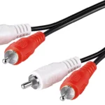 Cablu audio 2x RCA tata - 2x RCA tata 5m Goobay