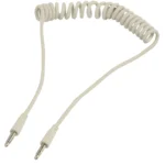 Cablu audio JACK spiralat 3.5 mm stereo tata la 3.5 mm stereo tata 1m Valueline