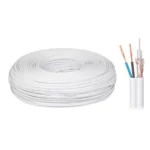 Cablu coaxial 75ohmi K-60 5.8mm cupru/cupru si alimentare 2x0.5mm cupru Cabletech KAB0547