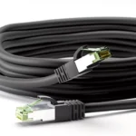 Cablu patchcord Cat8.1 SFTP 0.5m PiMF 2000MHz RJ45 cupru negru Goobay