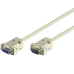 Cablu serial RS232 DB9 tata la DB9 mama 2m 1:1 Goobay