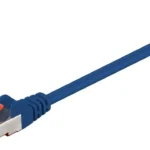 Cablu SFTP PiMF CAT6 albastru 1.5m patchcord cupru ecranat 2x RJ45 Goobay