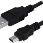 Cablu USB 2.0 A mufa - USB B mini mufa nichelat 3m negru LOGILINK CU0015