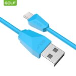 Cablu USB la USB Type C Golf Diamond Sync Cablu albastru 1m 2A GC-27t
