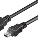 Cablu USB2.0 A mufa tata - USB B mini USB mufa tata 5m Canon Goobay