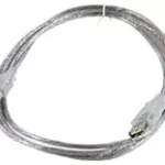 Cablu USB2.0 extensie 1m A-A tata-mama transparent