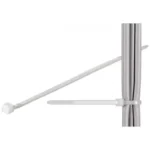 Coliere plastic de strangere cabluri 200x2.5 mm transparent 100buc fixPoint