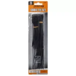 Coliere plastic negre 75buc Handy