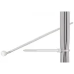 Coliere plastic strangere cabluri 310x4.8mm transparent 100buc fixPoint