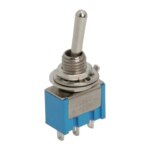 Comutator ON-ON 3 pini 12x6.5x9.5mm cu retinere Goobay