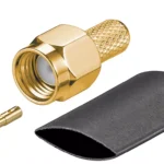 Conector RP-SMA tata cu sertizare RG58 Goobay