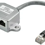 Distribuitor RJ45 la 2x RJ45 mama Goobay