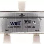 Distribuitor semnal TV 6 cai 1000Mhz Well