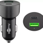 Incarcator 12-24V auto rapid dublu USB si USB type C PD 3A 48W Goobay