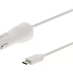 Incarcator auto 12-24V - USB Type C 3A alb Sweex