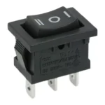 Interupator basculant 1 circuit 3 pini 6A 250V ON-OFF-ON cu retinere