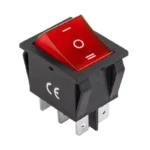 Intrerupator ON-OFF-ON cu retinere 6 pini IRS-203-1C 16A 250VAC 21.7x28.5mm