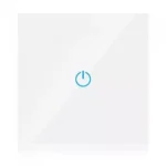 Intrerupator Smart SIMPLU din sticla cu Touch alb V-TAC