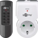 Kit priza cu telecomanda 30m 5A 1100W Goobay
