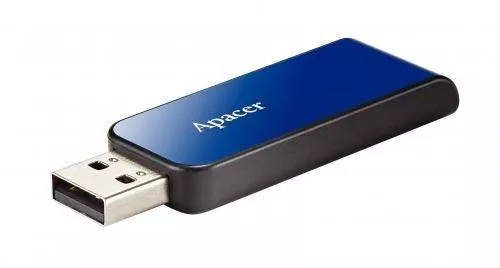 memorie-flash-usb-20-16gb-apacer-retractabil-albastru Memorie flash USB 2.0 16GB Apacer retractabil albastru - imagine 1