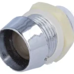 Montura pentru LED 10mm crom ABS incastrat L2 13mm