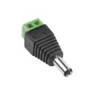 Mufa alimentare DC 2.1x5.5 tata prindere cu surub regleta