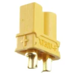 Mufa alimentare DC XT30 mama 2 pini cu lipire pe cablu 15A 500V AMASS XT30U-F