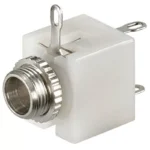 Mufa Jack audio 3.5 mm mono mama din plastic panou Goobay