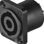 Mufa Speakon mama patrat 4 pini pe panou 26.2 mm Goobay