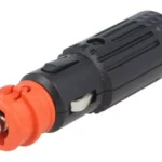 Mufa tata bricheta auto 16A 12-24VDC 12V/1x15A neagra SCI A13-150D