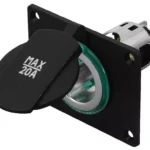 Priza bricheta auto cu montaj pe placa 20A Pro Car