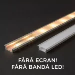 Profil din aluminiu pentru benzi LED 2000x23x8mm Phenom