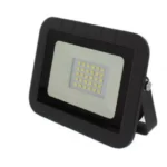 Proiector LED 20W 1600lm IP65 6500K alb rece carcasa aluminiu negru Well