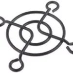 Protectie 40x40mm pentru ventilator Material metal Fixare cu surub negru TQSolution