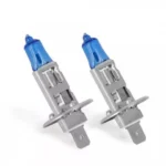 Set de 2 becuri Halogen H1 100W +130% intensitate Alb Xenon 12V Carguard